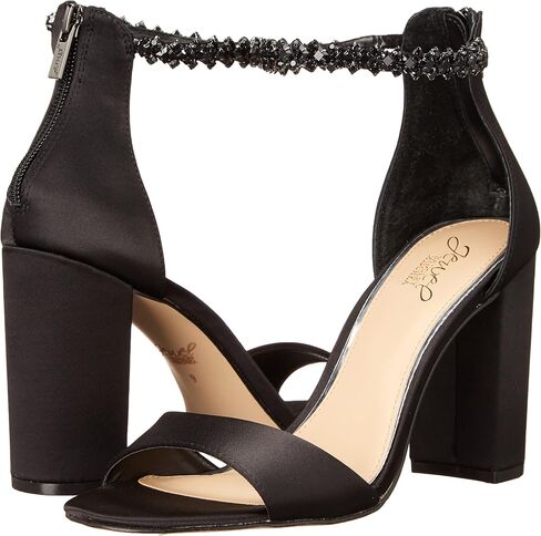 Jewel Badgley Mischka Louise Peep-Toe Block Heel in Kuwait