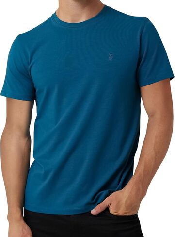 DKNY "The Perfect Tee Mens Tee - True Premium Classic Short Sleeve Mens Crew Neck T-Shirts for Men | Tees for Men Stretch in Saudi Arabia