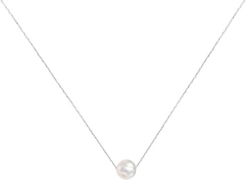 قلادة VIBILIA Dainty Pearl للنساء والفتيات، قلادة لؤلؤ المياه العذبة الطبيعية الصغيرة قلادة ذهبية مجوهرات عصرية للهدايا in Kuwait