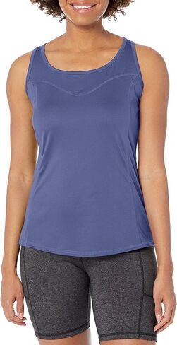 Grand Slam Women's Essential Solid Sleeveless Tennis Tank with Mesh Front Panel in Kuwait