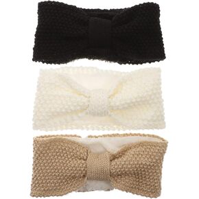 GALPADA 3Pcs Winter Headbands for Women Knit Headband Ear Warmers Headbands Thick Warmer for Women Winter