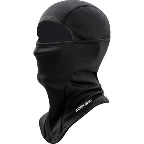 SoeKewo بالاكلافا قناع التزلج الشتوي مقاوم للرياح الرقبة الدافئة الصوف قناع الوجه الحراري يغطي للطقس البارد التزلج على الدراجات النارية ركوب الدراجات الرجال النساء، أسود in Kuwait