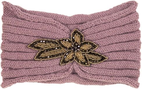 Me Plus Women's Winter Sequin Flower Knitted Headband Ear Warmern in Kuwait