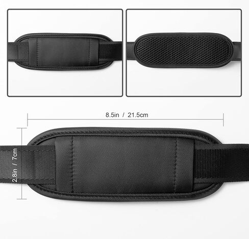 حزام حمل الحيوانات الأليفة قابل للتعديل مع خطافات معدنية دوارة لحمل الأمتعة وحقائب الكمبيوتر المحمول من Qishare 59inch in Kuwait