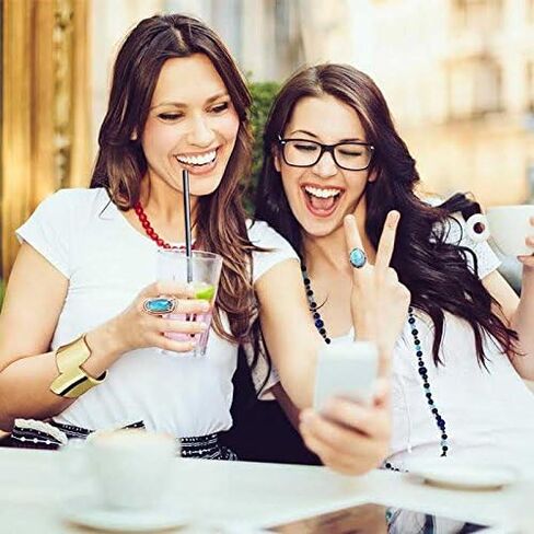 Bling Jewelry Long Wrap Around Layer Blue Shades Aqua Quartz Blue Lapis Black Onyx Gemstone Ball Bead Strand Necklace For Women 40 Inch in Kuwait