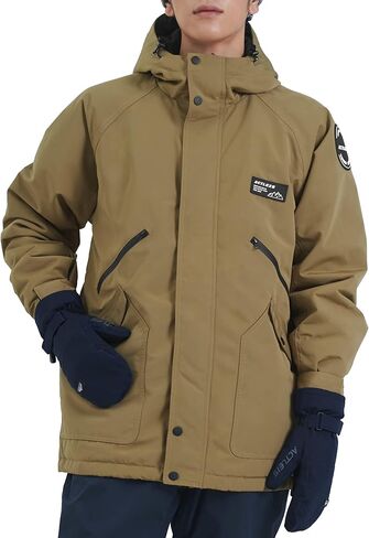 Actleis Men's Waterproof Snowboarding Jacket Winter Warm Windproof Ski Snow Coat With Hood in Kuwait