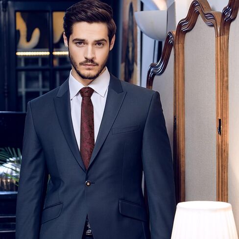 HBselect العلاقات للرجال بيزلي التعادل وجيب الكلاسيكية الأزهار الرجال العلاقات منديل أزرار أكمام مجموعة الزفاف ربطة العنق in Kuwait