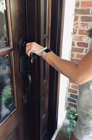 HADLEY MAE DESIGNS Key Ring Bracelet Keychain Wristlet Keychain Bangle Key Ring in Kuwait