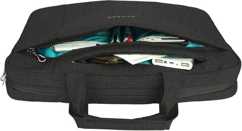 KROSER Laptop Bag for Men, Laptop Case 17 Inch Expandable Computer Bag, Waterproof Laptop Briefcase Bag With Anti Theft, Messenger Shoulder Bag for Women Business Office Travel, Black in Kuwait