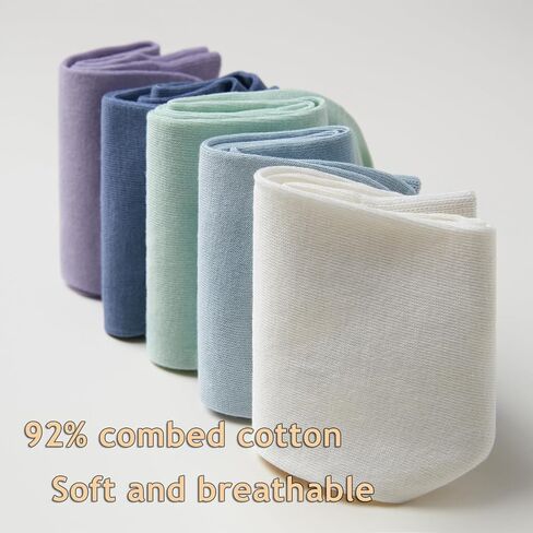 Mcool Mary Womens Crew Socks Ankle Thin Soft Cotton Casual Crozy Solid Bootie Socks for Women 6 Pack in Saudi Arabia