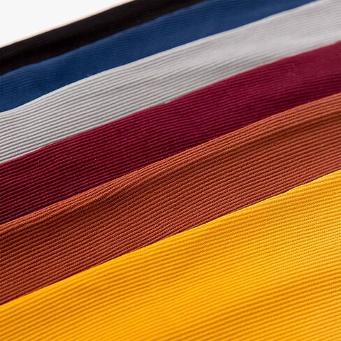 KLCM 6 Pairs Super Stretchy Opaque Knee High Pretty Dress Sock for Women, Brilliant Colors, Aesthetic Comfy Trouser Nylon Socks, Multicolor in Kuwait