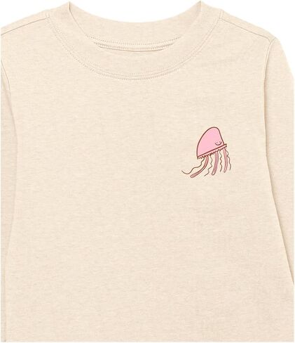Amazon Essentials Unisex Kids and Toddlers' Long-Sleeve Rib Cuff T-Shirt, Pack of 2 in Saudi Arabia