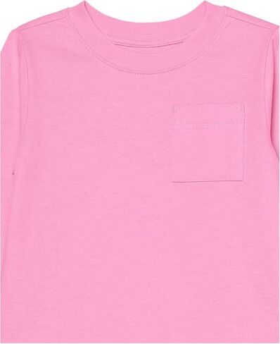 Amazon Essentials Unisex Kids and Toddlers' Long-Sleeve Rib Cuff T-Shirt, Pack of 2 in Saudi Arabia