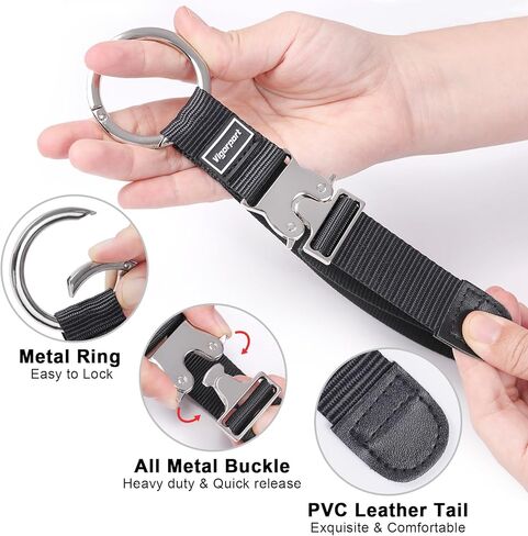 Vigorport إضافة أحزمة الأمتعة للحقيبة، حزام قابض السترة لحقيبة الظهر للسفر، حزام حقيبة الأمتعة، إضافة حقيبة ملحقات مرفقة قابلة للتعديل لتوصيل أمتعتك الثلاثة معًا وإكسسوارات السفر in Kuwait