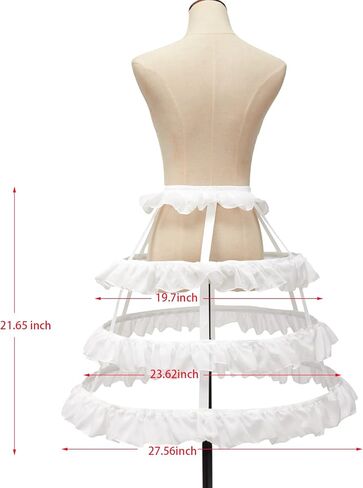 MAYSONG قفص هوب تنورة ثوب نسائي اللباس Pannier صخب كرينولين تنورة داخلية in Kuwait