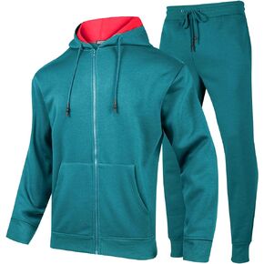ANGELA BEBE Men's Tracksuits Sweatsuits for Men 2 Piece Hoodie Men's Jogging Tracksuit Set