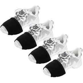 2 Pairs Dance Socks Over Sneaker, Dance Shoe Socks on Smooth Floors, Dancing Sliders Turning Socks Shoe Covers