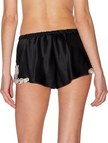 شورت النوم La Perla Maison من الساتان الحريري مع Frastaglio in Kuwait