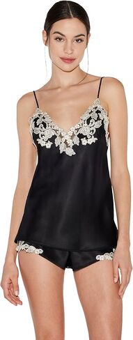 شورت النوم La Perla Maison من الساتان الحريري مع Frastaglio in Kuwait