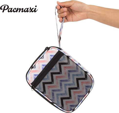 منظم تخزين حزام الساعة من PACMAXI يحمل 10 أحزمة للساعة، وحقيبة حمل لأشرطة ساعة السفر، وحقيبة تخزين لسوار الساعة، (رمادي داكن) in Kuwait