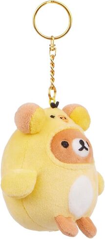 سلسلة مفاتيح Rilakkuma San-X الأصلية Kiiroitori Kigurumi in Kuwait