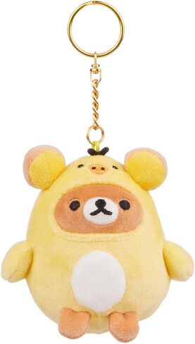 سلسلة مفاتيح Rilakkuma San-X الأصلية Kiiroitori Kigurumi in Kuwait
