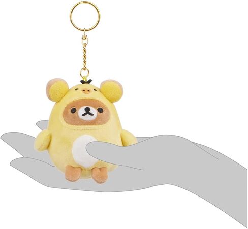 سلسلة مفاتيح Rilakkuma San-X الأصلية Kiiroitori Kigurumi in Kuwait
