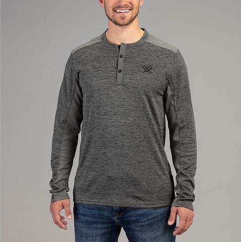 Vortex Optics Northern Heights Henley Long Sleeve Shirts in Saudi Arabia