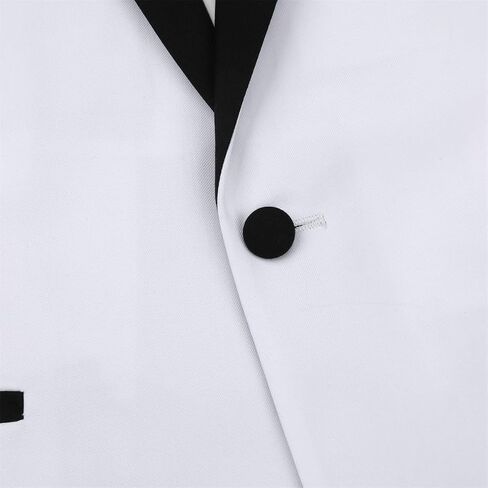 Cloudstyle Mens Suit Solid Color Formal Business One Button 3-Piece Suit Wedding Slim Fit in Saudi Arabia