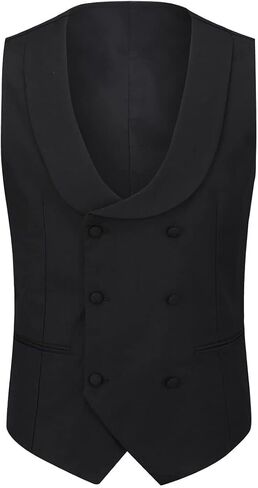 Cloudstyle Mens Suit Solid Color Formal Business One Button 3-Piece Suit Wedding Slim Fit in Kuwait