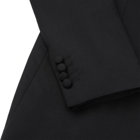 Cloudstyle Mens Suit Solid Color Formal Business One Button 3-Piece Suit Wedding Slim Fit in Kuwait