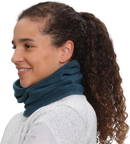 TrailHeads Micro Fleece Neck Warmer | Winter Neck Gaiter | Contoured Tube Scarf For Women and Men in Kuwait