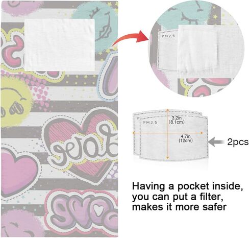 ElliTarr الرقبة الجراب التبريد باندانا قناع الوجه وشاح سحري غطاء وجه رياضي للحماية من الشمس الرجال النساء الصيد في الهواء الطلق in Kuwait