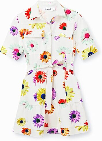 Desigual Women's Woman Woven Dress Short Sleeve in Saudi Arabia