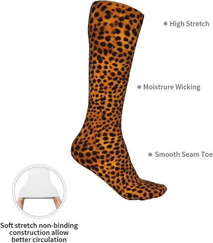 Kids Cozy Knee High Tube Compression Socks Funny Novelty Athletic Long Crew Socks for Child Girls Boys Youth 19.8in in Kuwait