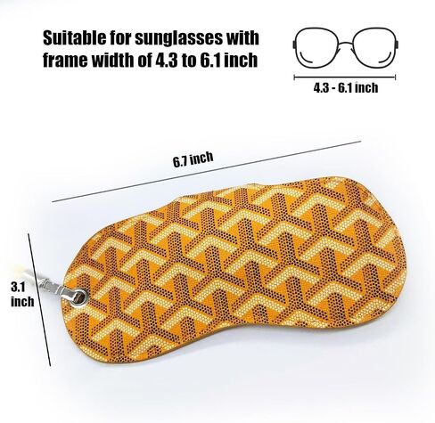 kytasryl Sunglasses Bag, New Upgrade Glasses Case Holder With Cord, Portable Outdoor Travel Sunglasses Organizer Bag in Saudi Arabia