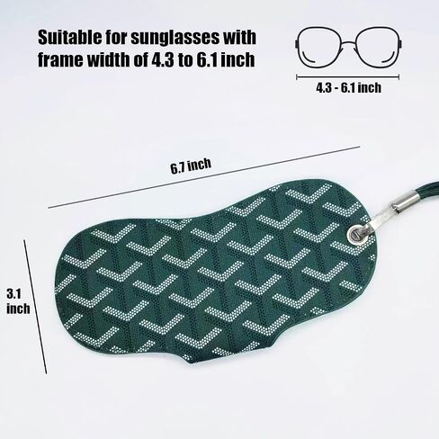 kytasryl Sunglasses Bag, New Upgrade Glasses Case Holder With Cord, Portable Outdoor Travel Sunglasses Organizer Bag in Saudi Arabia