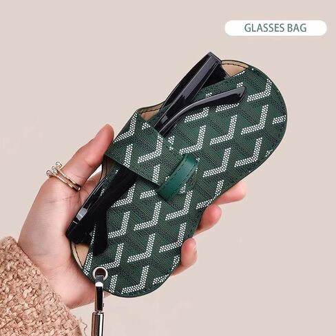 kytasryl Sunglasses Bag, New Upgrade Glasses Case Holder With Cord, Portable Outdoor Travel Sunglasses Organizer Bag in Saudi Arabia