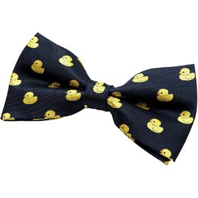 Retreez Classic Rubber Duck Woven Pre-tied Bow Tie (5") in Kuwait