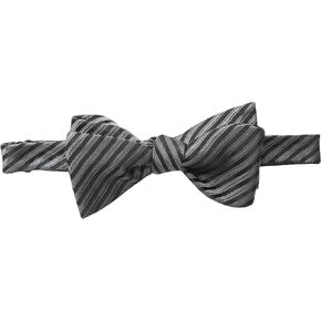 Bruno Piattelli Men's Formal Stripe Silk Bow Tie