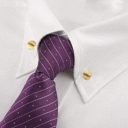 YYBONNIE 3PCS Men's Copper Barbell Collar Bar Pins Shirts Tie Pins Necktie Pin Stick Collar Stays Brooch in Saudi Arabia