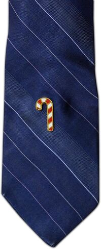 Novel Merk Merry Christmas Holiday – Santa Hat, Holly, Candy Cane or Other Seasonal Lapel Pin, Hat Pin & Tie Tack Set - Clutch Back in Saudi Arabia