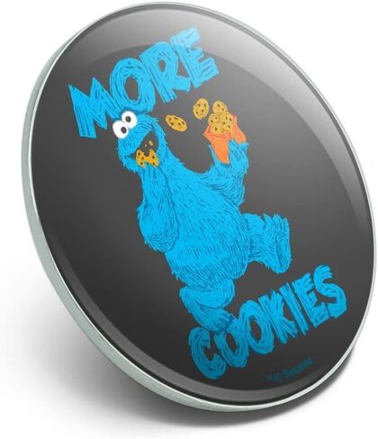 Sesame Street Cookie Monster More Cookies Metal 1.1" Tie Tack Hat Lapel Pin Pinback, Multicolored in Saudi Arabia