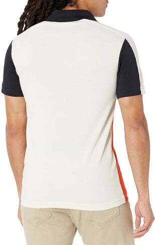 Lacoste Men's Short Sleeve Tri-Color Polo Shirt in Saudi Arabia
