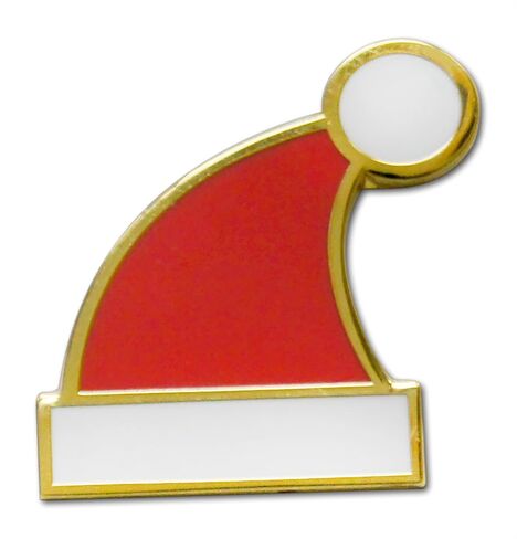 Novel Merk Merry Christmas Holiday – Santa Hat, Holly, Candy Cane or Other Seasonal Lapel Pin, Hat Pin & Tie Tack Set - Clutch Back in Saudi Arabia