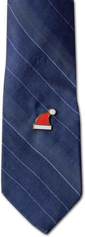 Novel Merk Merry Christmas Holiday – Santa Hat, Holly, Candy Cane or Other Seasonal Lapel Pin, Hat Pin & Tie Tack Set - Clutch Back in Saudi Arabia