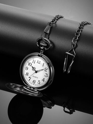 ساعة جيب Hicarer ساعة جيب مدرسية بأرقام عربية للرجال والنساء، مستلزمات تقدير المعلم in Saudi Arabia