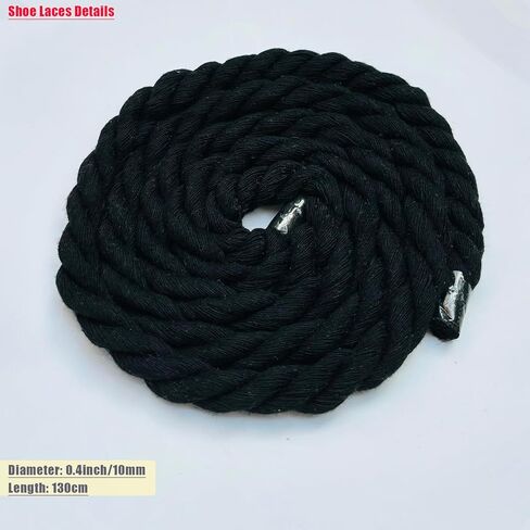 Lopau Thick Rope Shoe Laces for Air Force 1, Dont Punch DIY Chunky Jumbo Shoelaces for Dunk,Air Jordan,AF1 Sneakers in Saudi Arabia