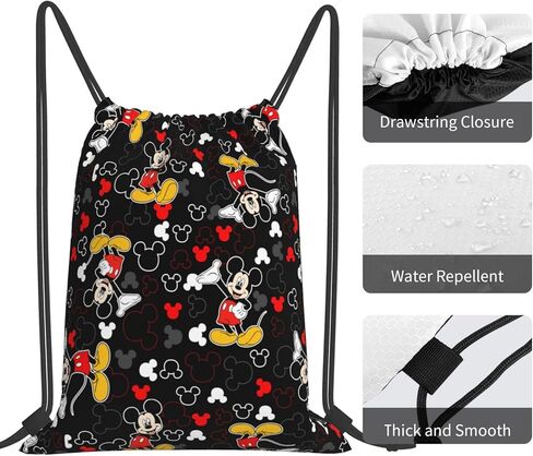 Raoirlw Drawstring Bag Waterproof Adjustable Lightweight Sport Gym Sack Drawstring Backpack for Men Women in Kuwait
