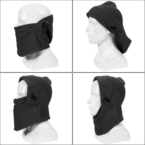 2 Pieces Kids Balaclava Windproof Winter Ski Cap Thick Warm Fleece Face Cover for Children Outdoor Activities in Saudi Arabia